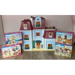 Playmobil groot herenhuis 70205 met inrichting dollhouse