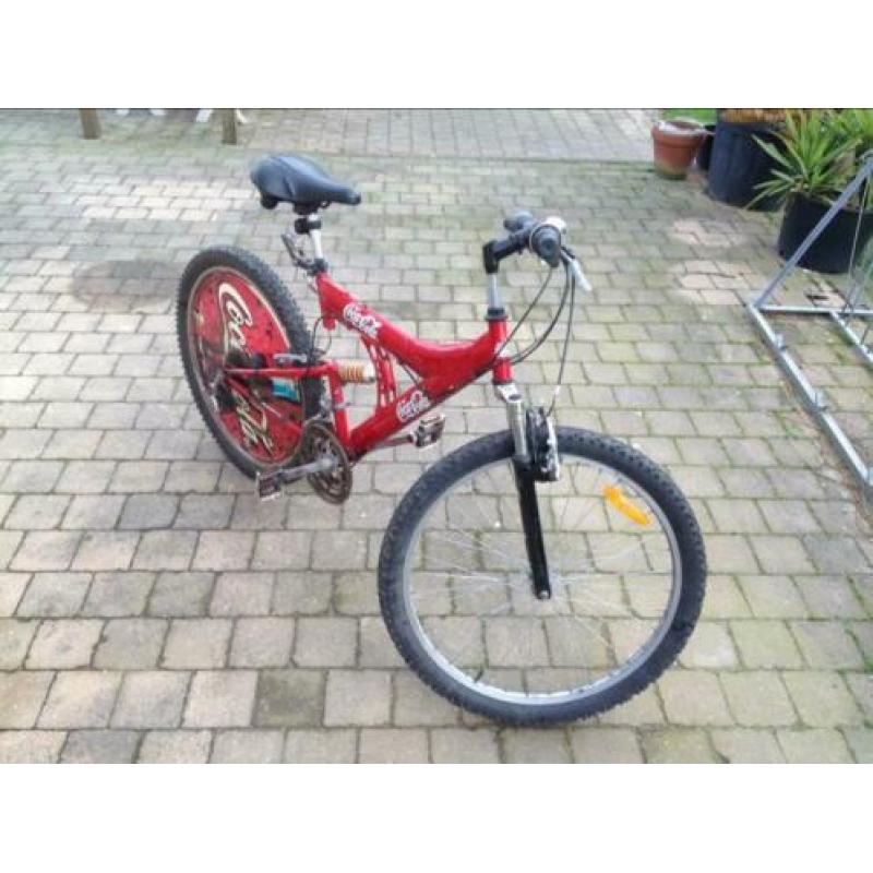26 inch MTB fiets Coca Cola