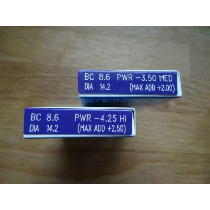 multifocale contactlenzen 2x3 stuks ogen bril easy vision