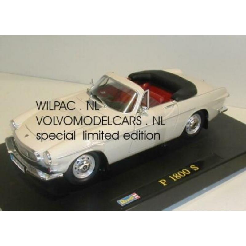 Volvo . P1800 s wit 1:18. Revell nieuw. Auto van de. Saint.