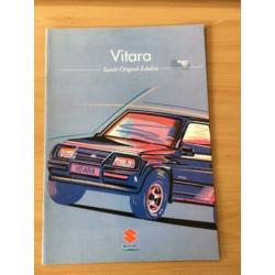 Autofolder/Brochure Suzuki Vitara Original-Zubehor 1992