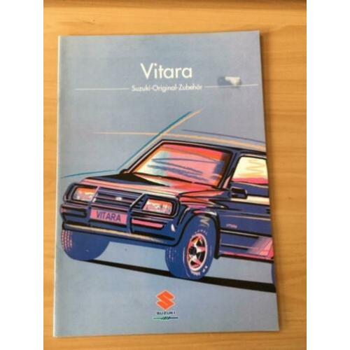 Autofolder/Brochure Suzuki Vitara Original-Zubehor 1992