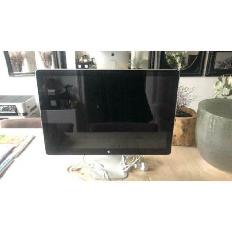 Apple Mac scherm met aansluiting voor laptop