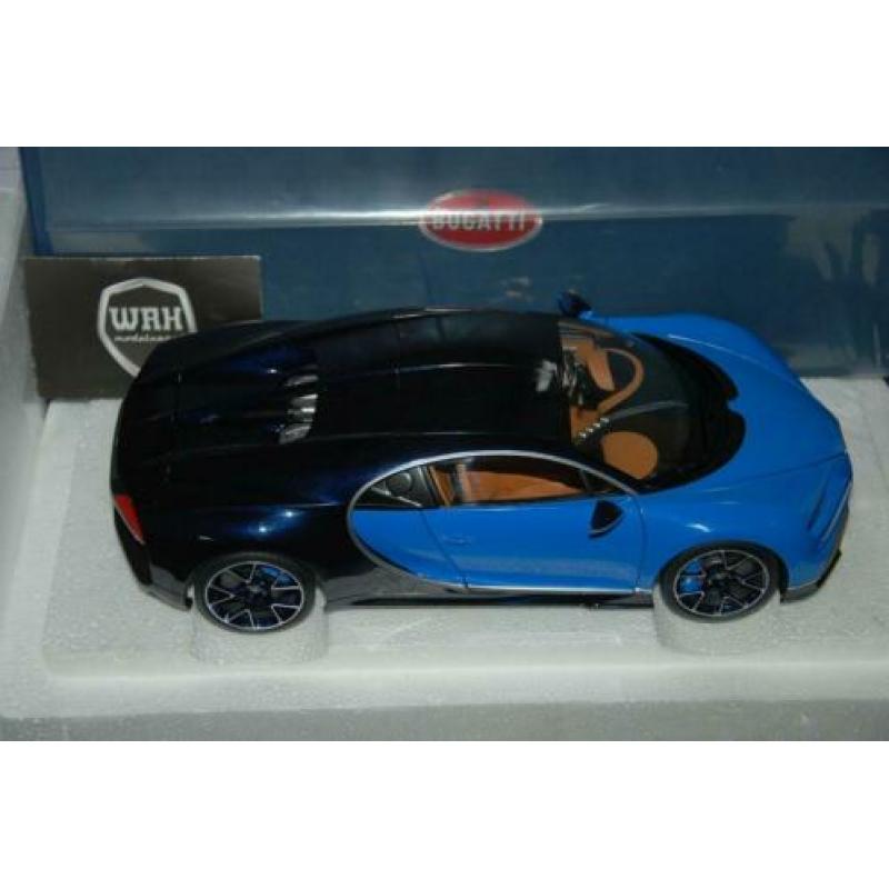 2017 Bugatti Chiron racing/atlantic blue Autoart 70993 WRH