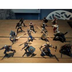 Schleich ridders, fantasy, ninja, koning, nar, enz