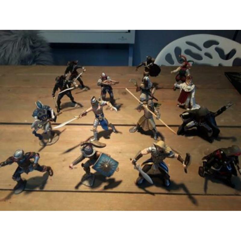 Schleich ridders, fantasy, ninja, koning, nar, enz