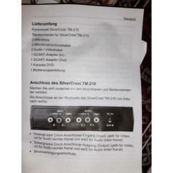 te koop nieuw karaoke set.