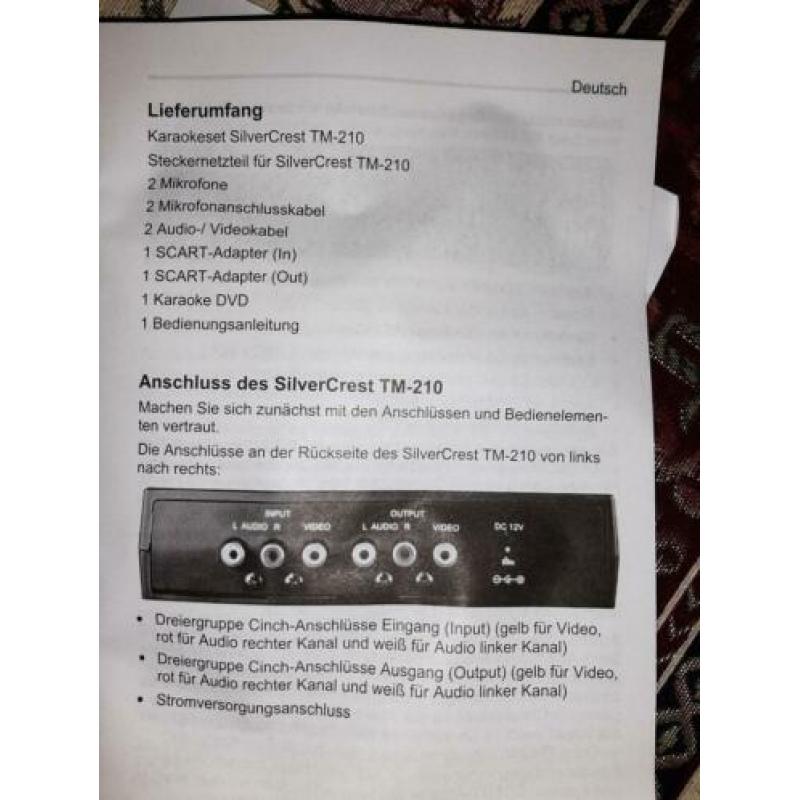 te koop nieuw karaoke set.