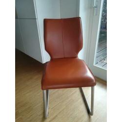 2 mooie leren eetkamerstoelen Luna van Bree's New World