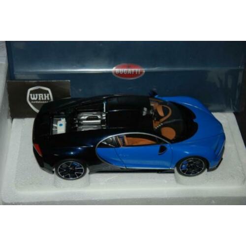 2017 Bugatti Chiron racing/atlantic blue Autoart 70993 WRH