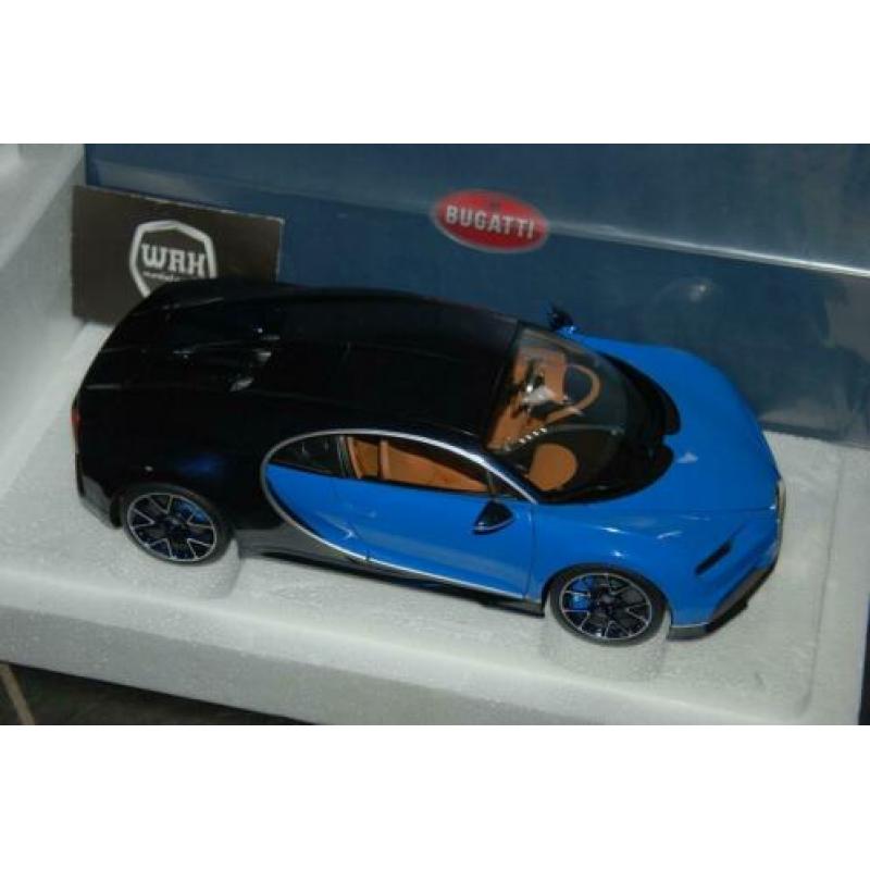 2017 Bugatti Chiron racing/atlantic blue Autoart 70993 WRH