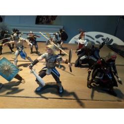 Schleich ridders, fantasy, ninja, koning, nar, enz