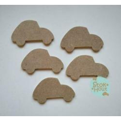 Knutselsetje met 10 MDF figuren: kinderfeestje | Stokhout 62