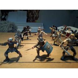 Schleich ridders, fantasy, ninja, koning, nar, enz