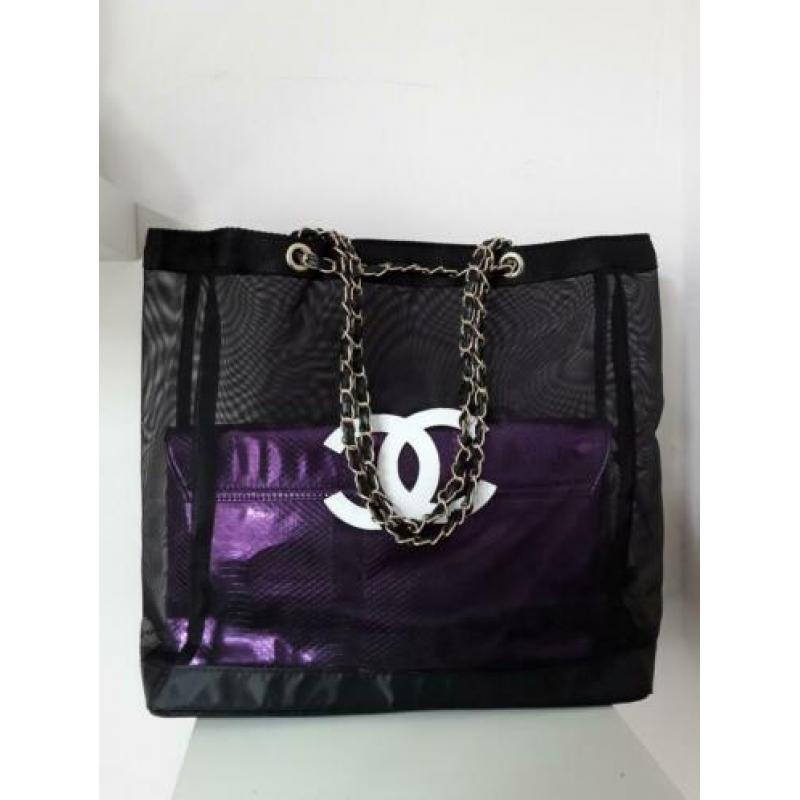 Collectors item. originele Chanel VIP mesh totebag