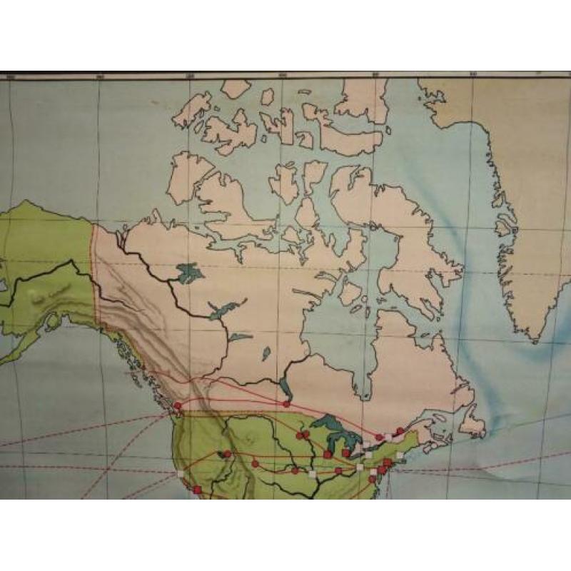 schoolkaart van de wereld, wereldkaart