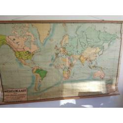 schoolkaart van de wereld, wereldkaart