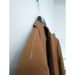 PAOLO PECORA Milano brown blazer 46 NIEUW