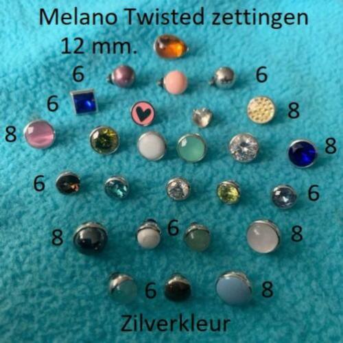 Melano Twisted Ringen+ Armband+Zettingen in Zilver- Rosé-Gee