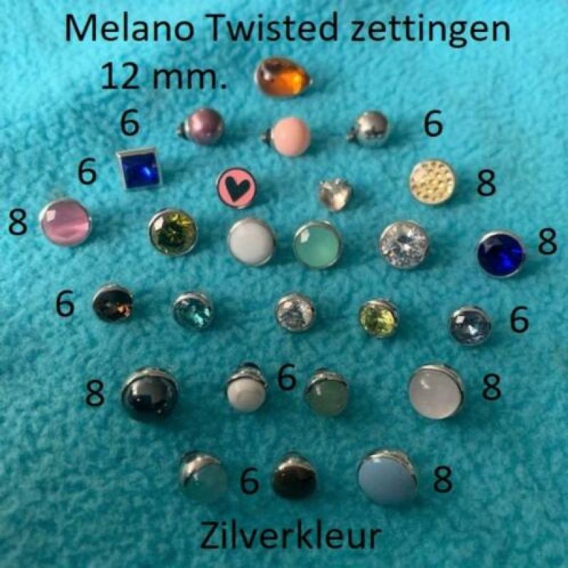 Melano Twisted Ringen+ Armband+Zettingen in Zilver- Rosé-Gee