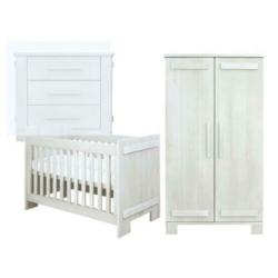 Babykamer white wash 3 delig