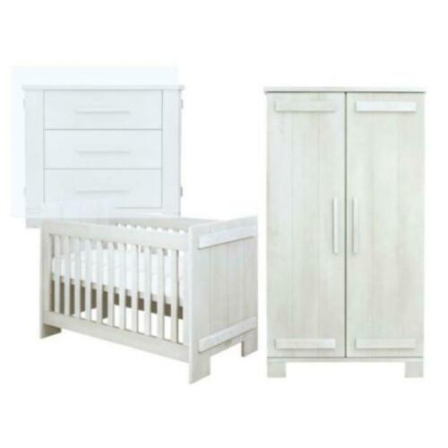 Babykamer white wash 3 delig