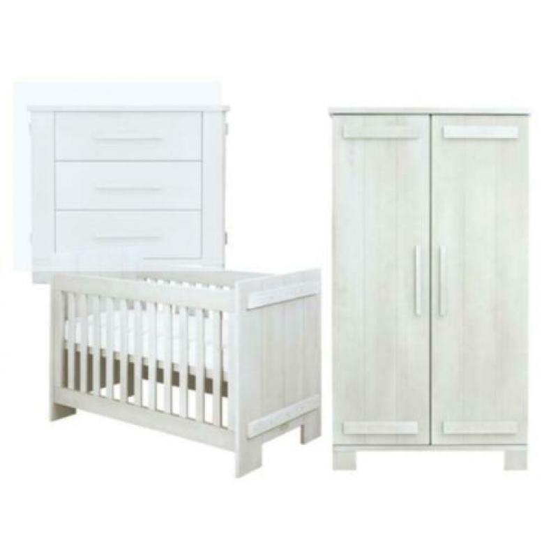 Babykamer white wash 3 delig