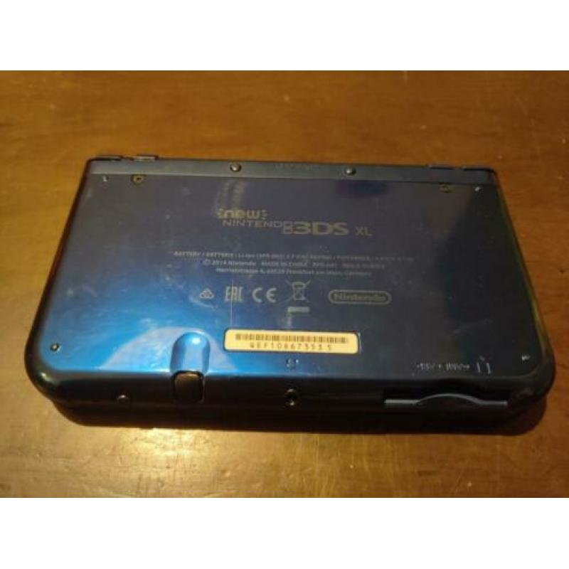 New Nintendo 3DS XL Metallic Blue compleet met oplader