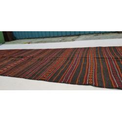 Vintage kelim kleed loper 400x140 cm vloerkleed tapijt kelim