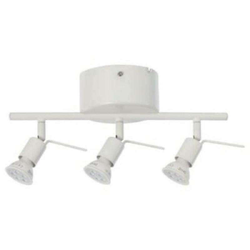 2X Ikea Tross plafond spot wit