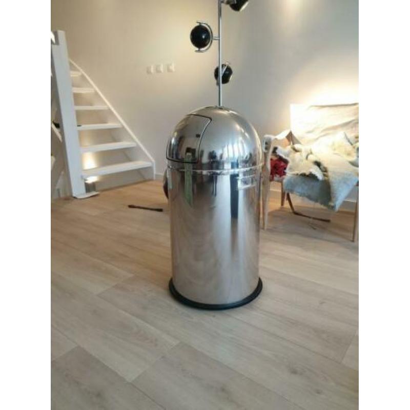 Wesco design RVS amerikaanse prullenbak XL