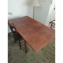 Eettafel keukentafel uitschuifbaar tot langer