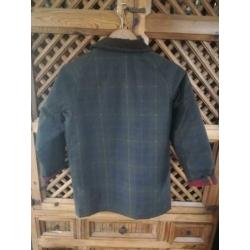 Kids waxjas maat 158/164 in tartan