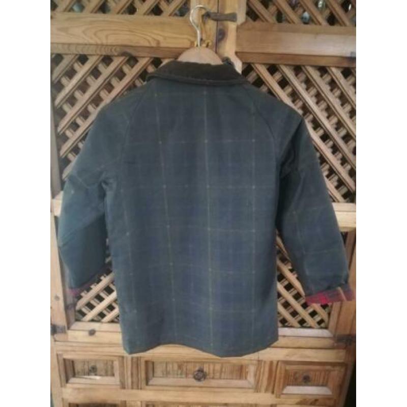 Kids waxjas maat 158/164 in tartan