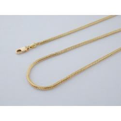 14 karaat Gouden Dames Collier - Ketting Slang-Schakel 47 cm