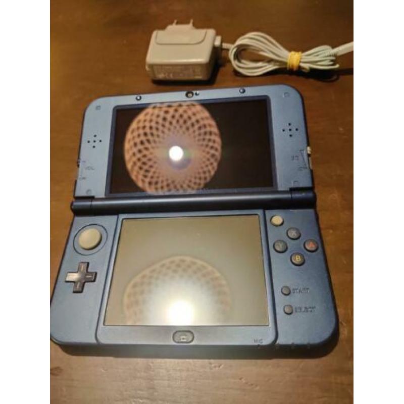New Nintendo 3DS XL Metallic Blue compleet met oplader