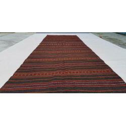 Vintage kelim kleed loper 400x140 cm vloerkleed tapijt kelim