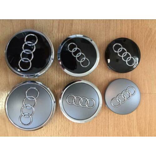 Naafdoppen Audi 57 mm 60 mm 61 mm 68 mm 69 mm 75 mm 76 mm