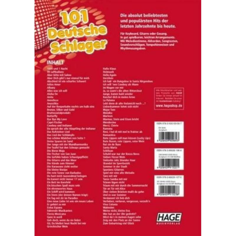 101 Deutsche Schlagers Midifiles + Boek voor Yamaha keyboard