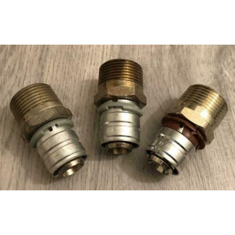 Uponor MLC puntstuk 25 x 1 (3 Stuks).