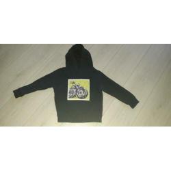 2 keer verander shirt met lange mouwen en capuchon. Per stuk