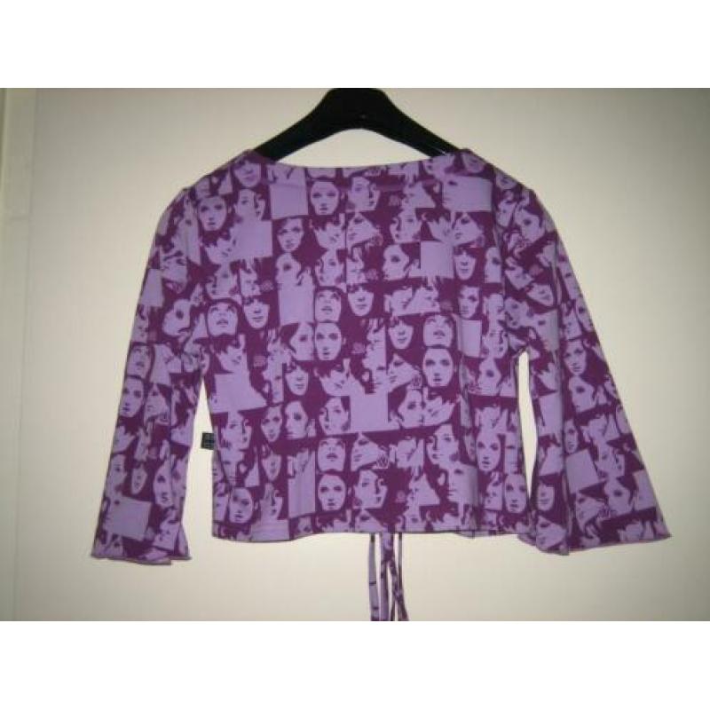 Nieuw! Enig bolero-vestje met fotoprint ART maat M, snazzeys