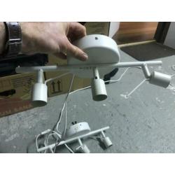 2X Ikea Tross plafond spot wit