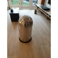 Wesco design RVS amerikaanse prullenbak XL