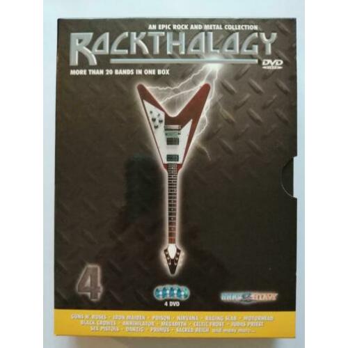 DVd - Rockthology deel 4 ( 4 dvd box set )