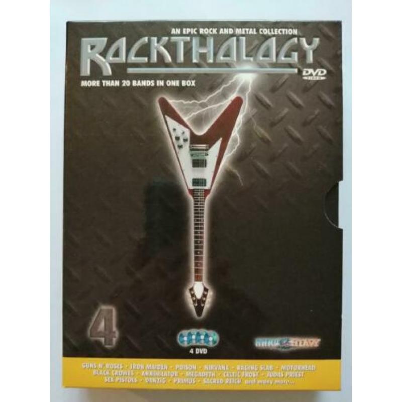 DVd - Rockthology deel 4 ( 4 dvd box set )