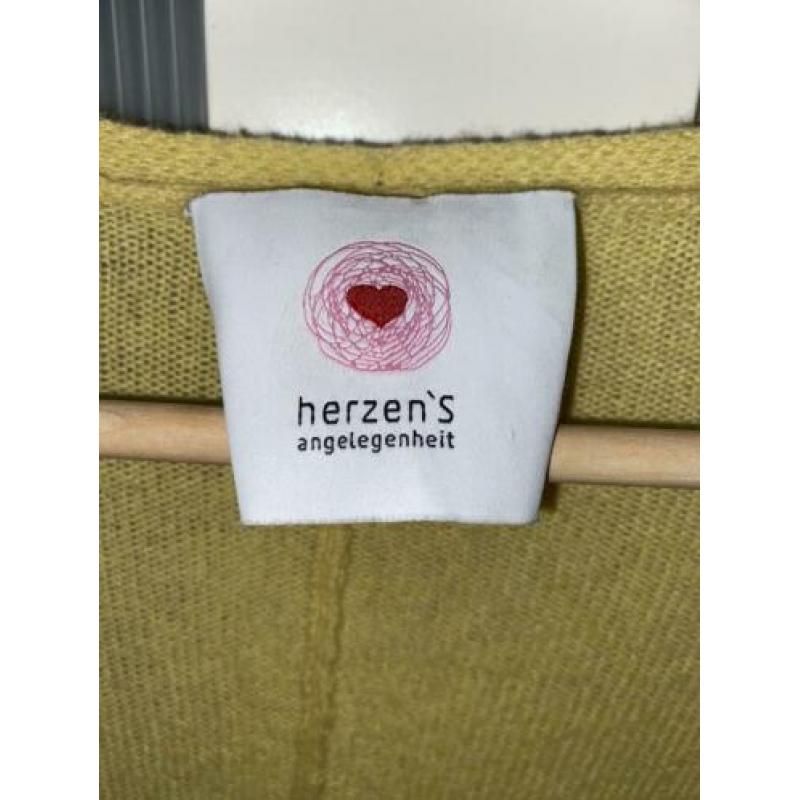 Geel vest Herzen’s one size