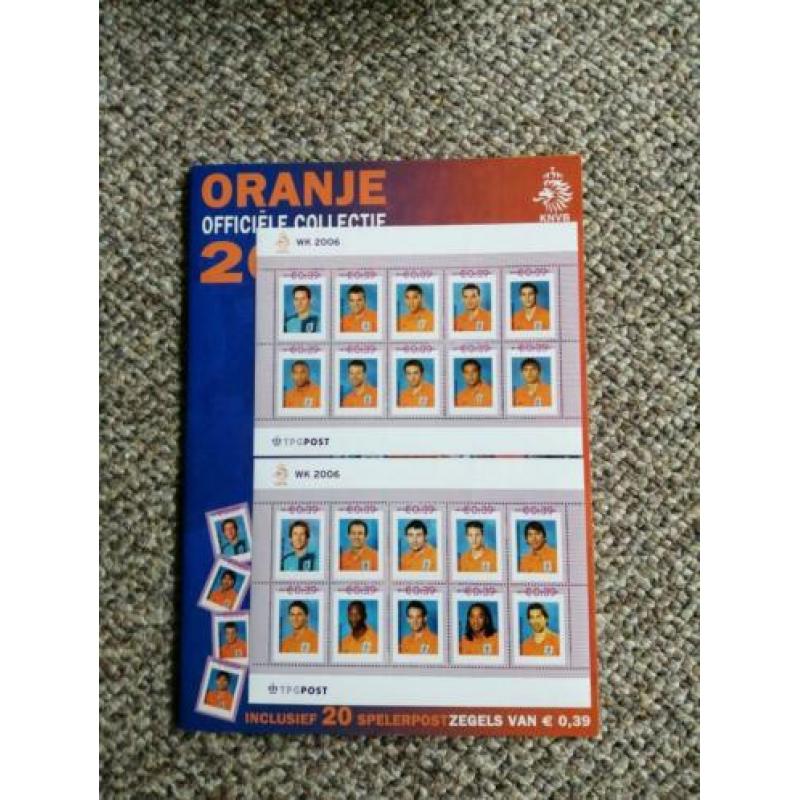Postzegels Nederland komplete serie WK 2006