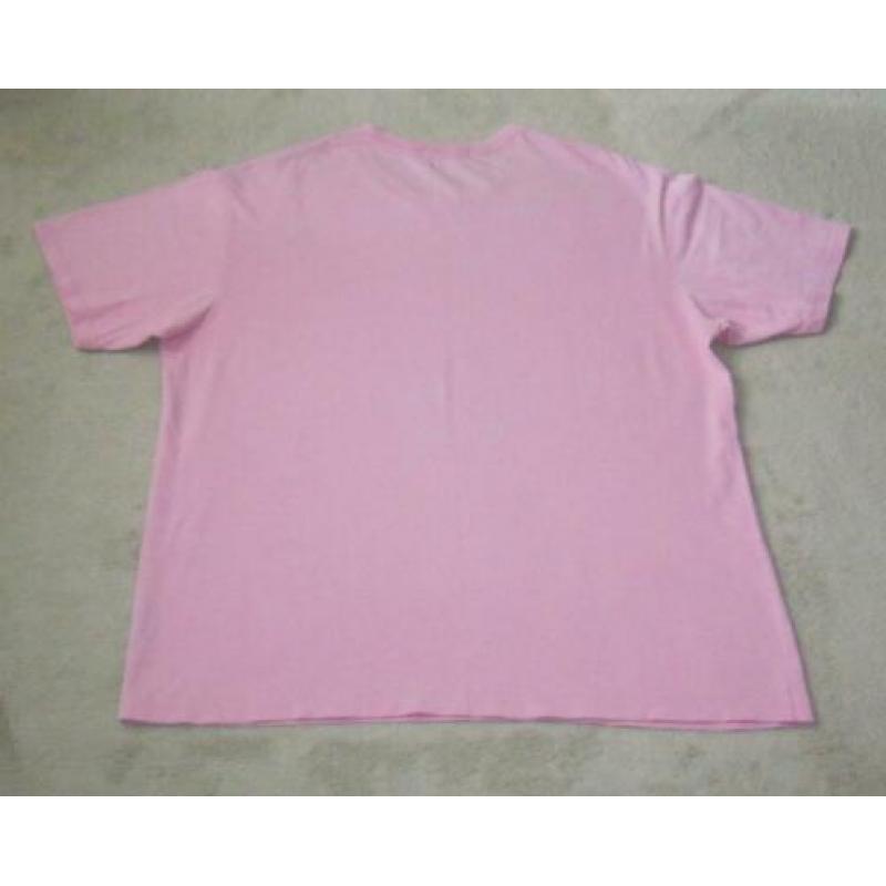 Origineel T-shirt van Ralph Lauren, licht roze, maat XL.