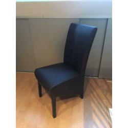 6x eetkamerstoel donker keuken kamer stoelen set zes stuks!
